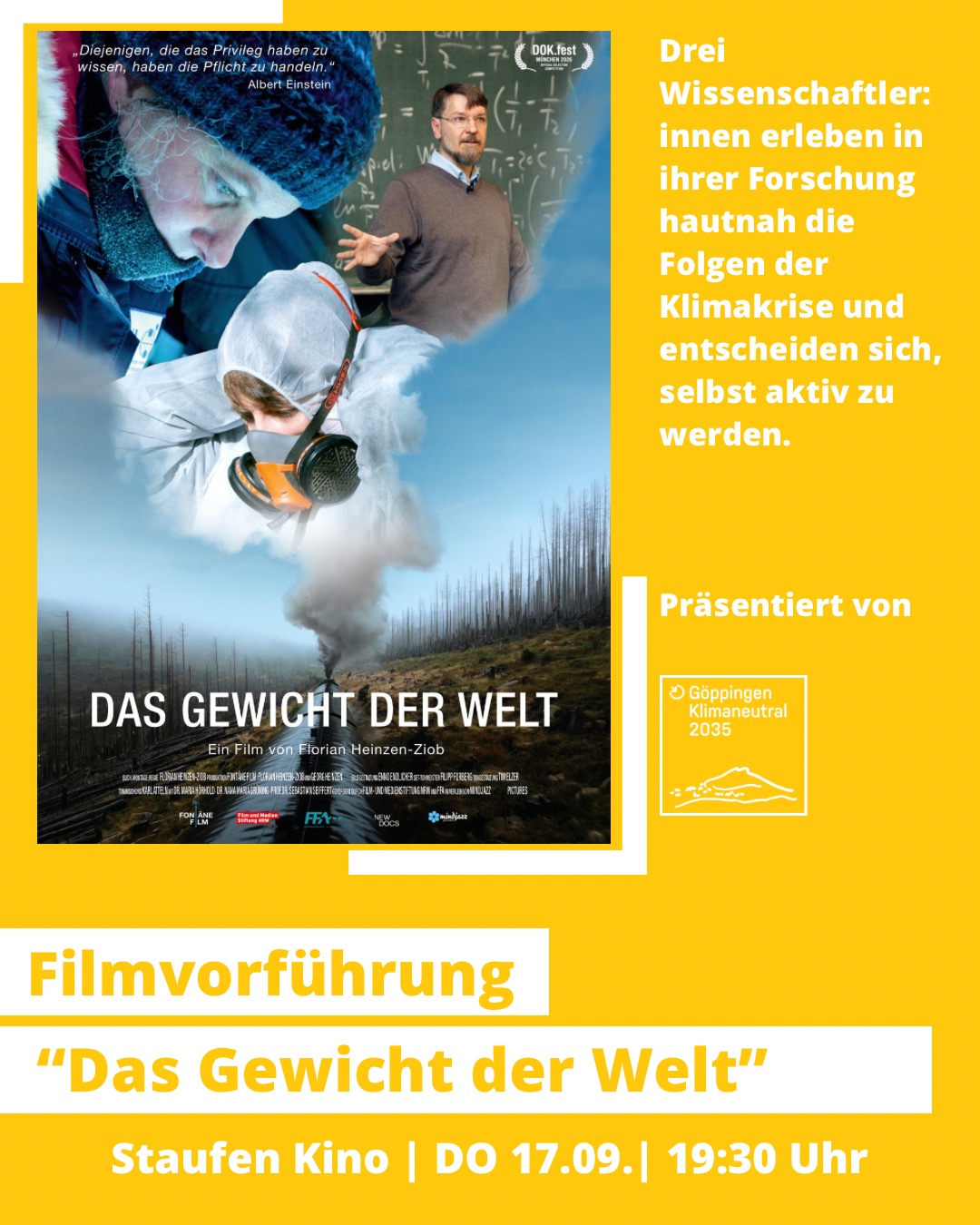 You are currently viewing Filmvorführung „Das Gewicht der Welt“ am 17. September um 19.30 Uhr